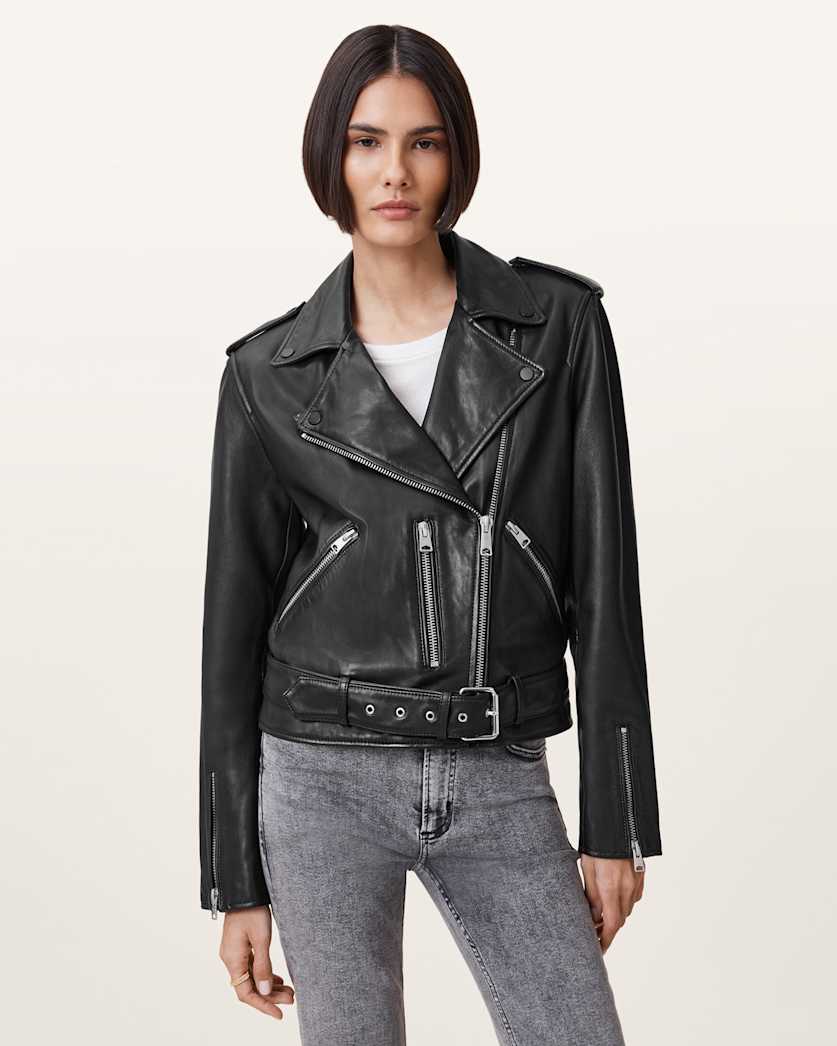 Balfern Leather Biker Jacket