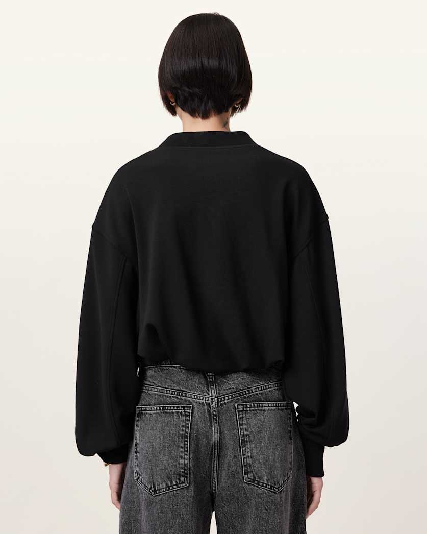 Biggy Logo Print Cropped Sweatshirt
