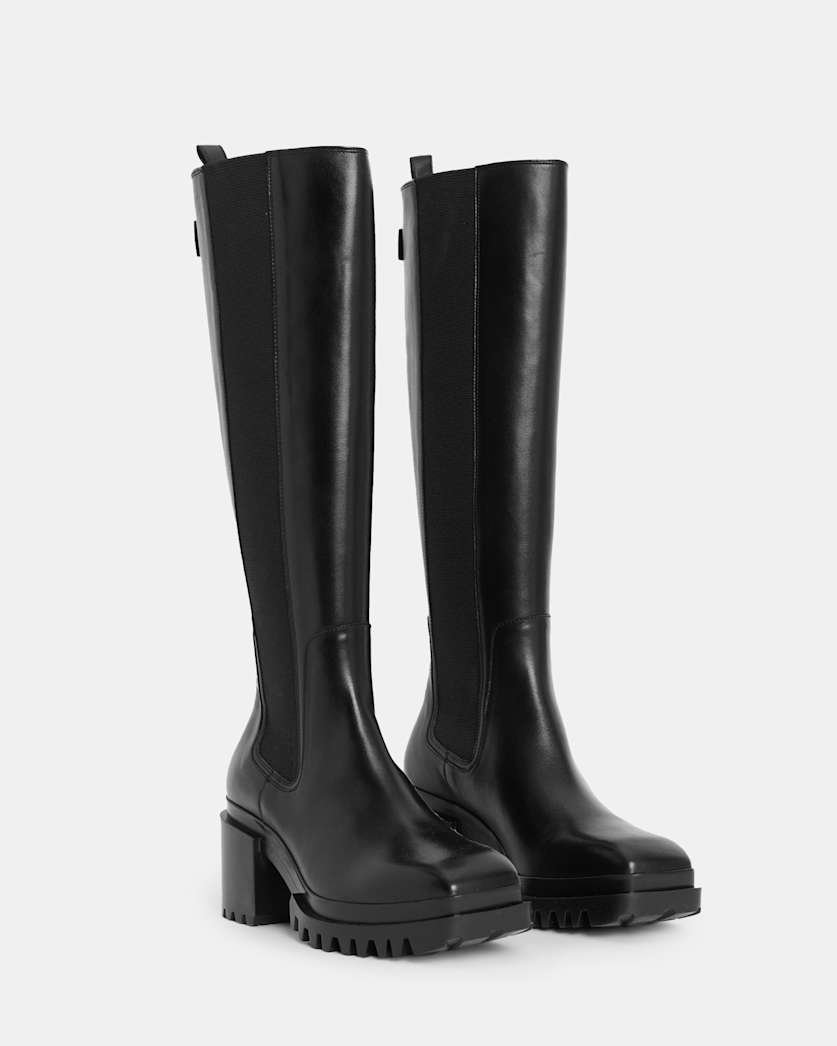 Natalia Knee High Leather Boots