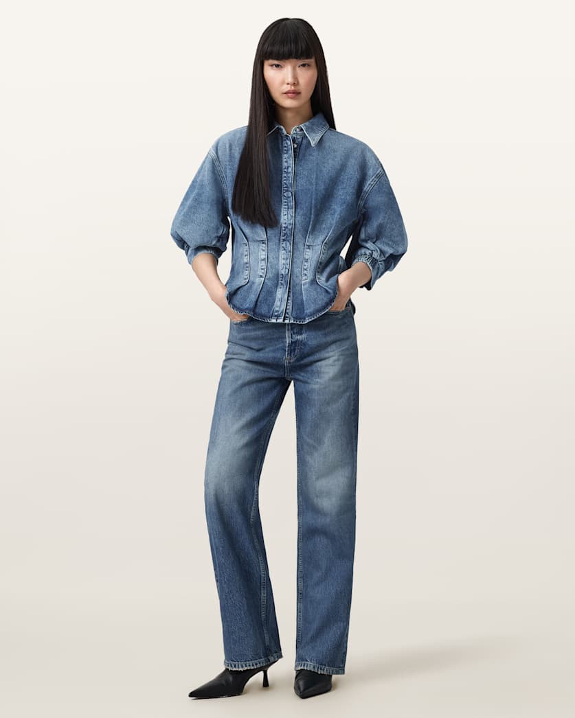 Nancy Slim Fit Denim Shirt