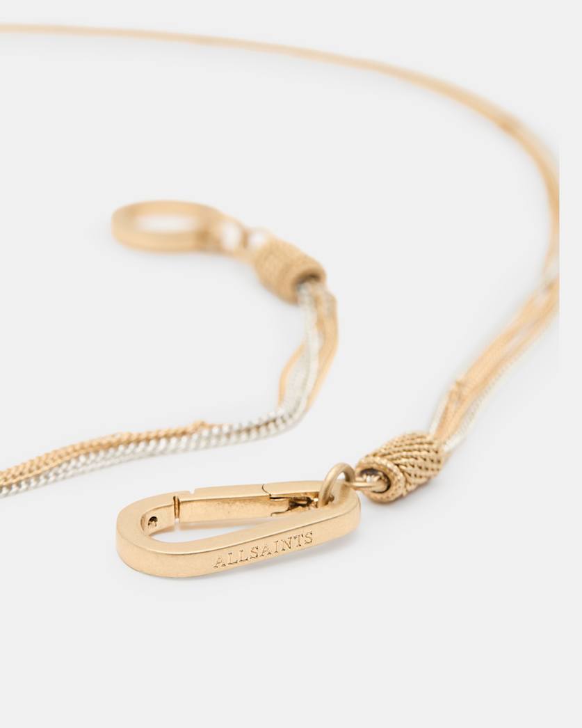 Fleur Two Tone Chain Necklace