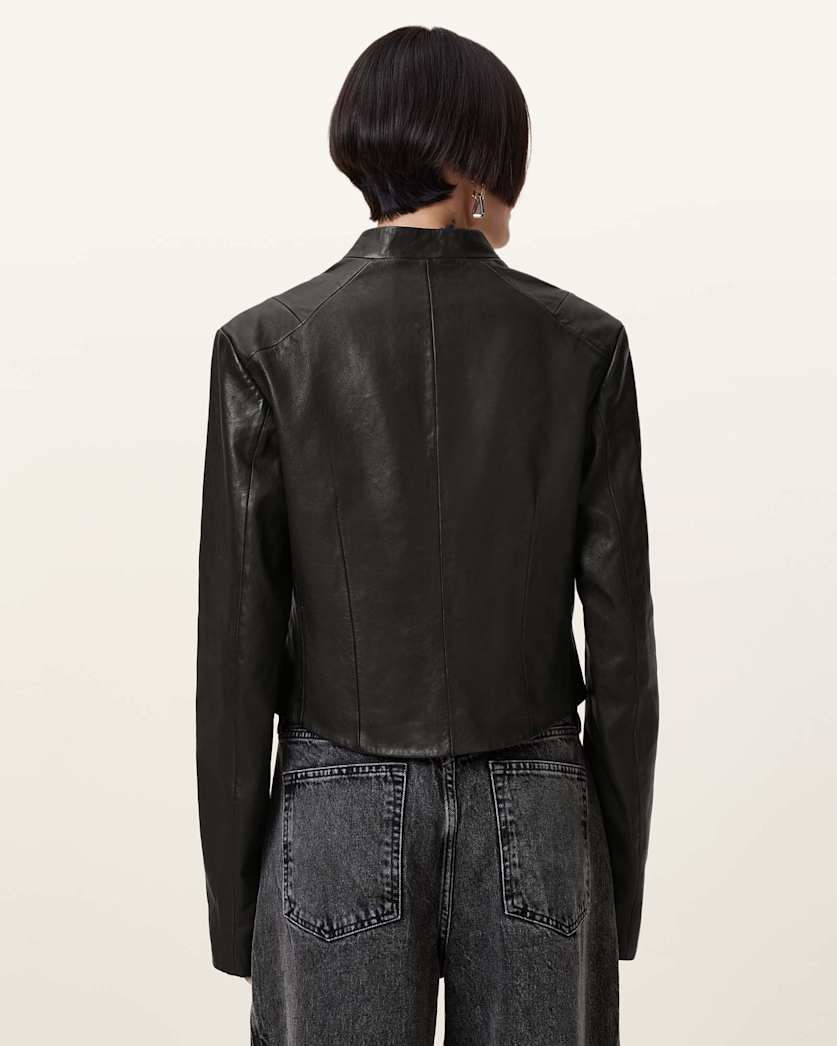Sadler Slim Fit Leather Jacket
