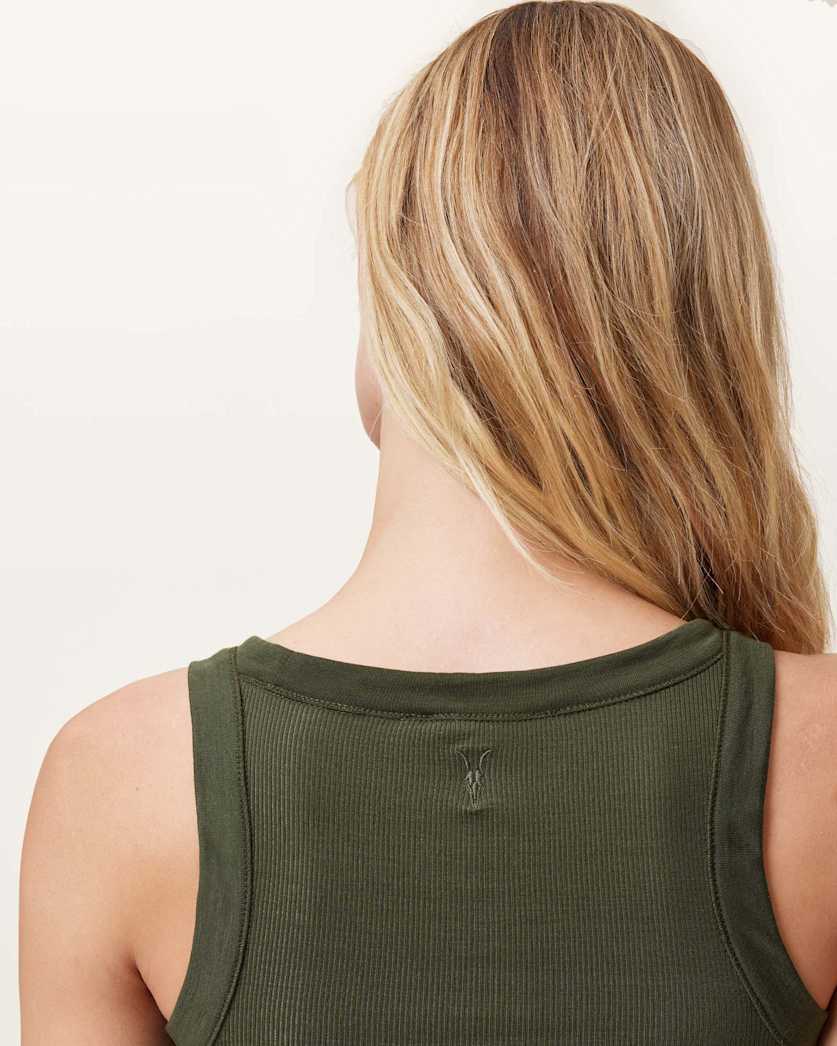 Rina Crew Neck Sleeveless Tank Top