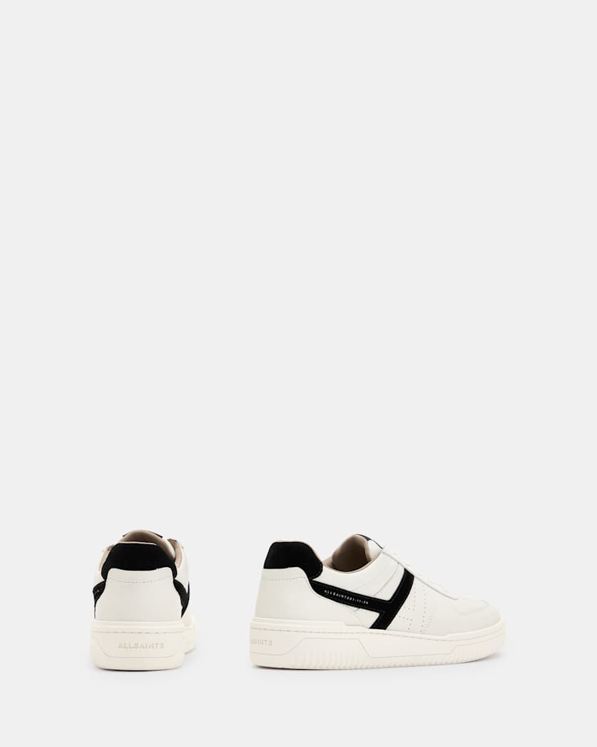 Vix Low Top Round Toe Leather Trainers