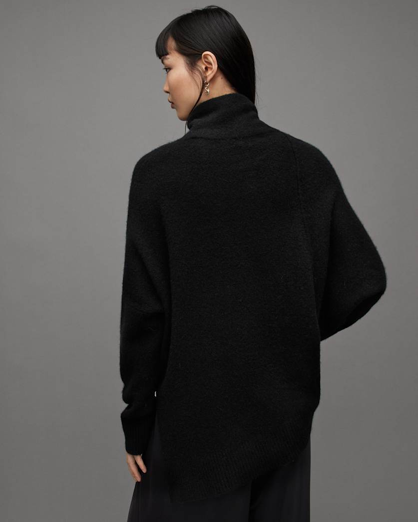 Lock Roll Neck Relaxed Fit Sweater