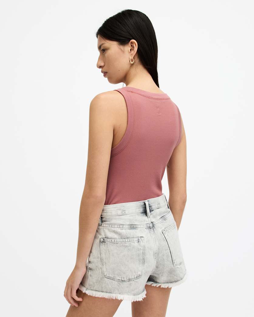 Rina Crew Neck Sleeveless Tank Top