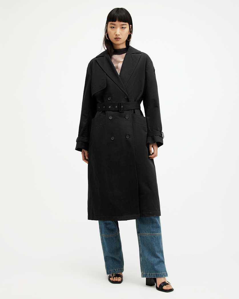 Wyatt Relaxed Fit Belted Trench Coat