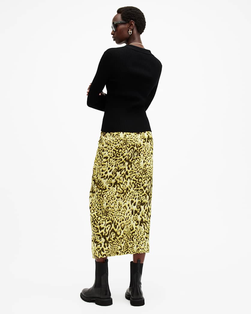 Carla Gathered Midi Skirt