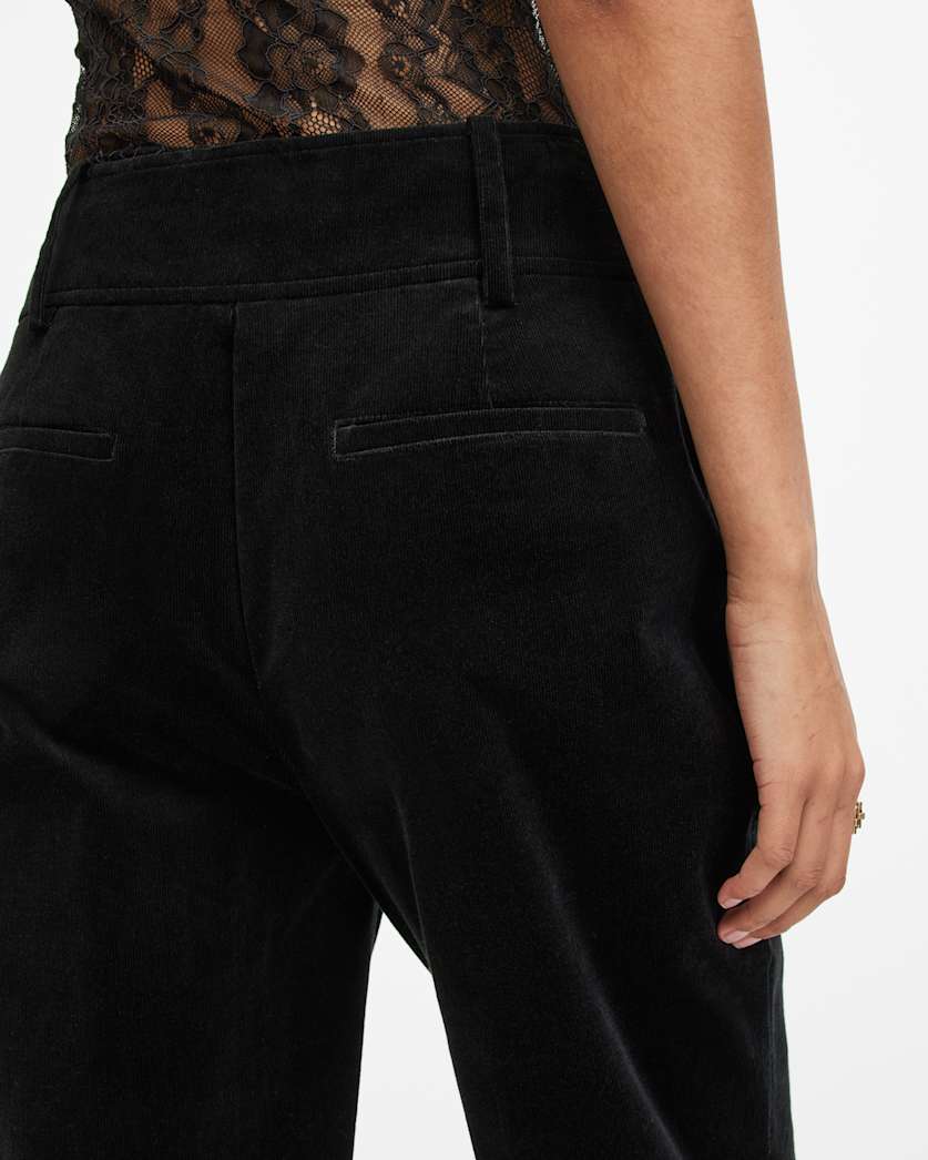 Sevenh High-Rise Slim Flared Trousers