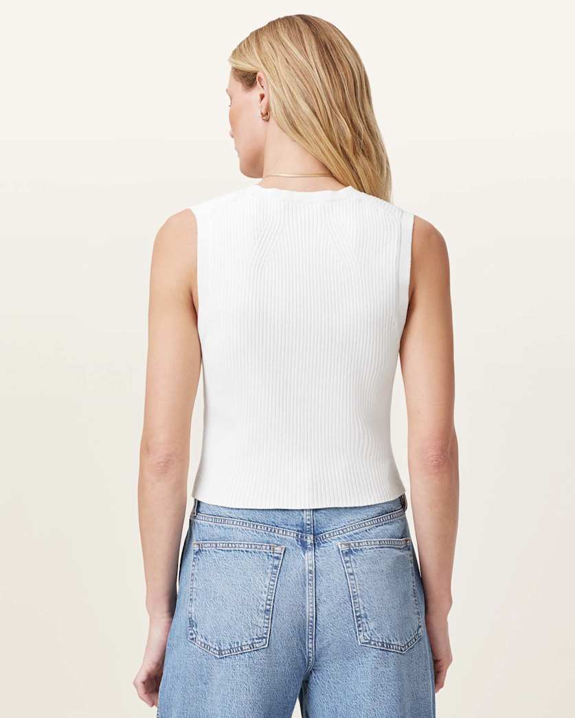 Cruz Ribbed Knitted Waistcoat