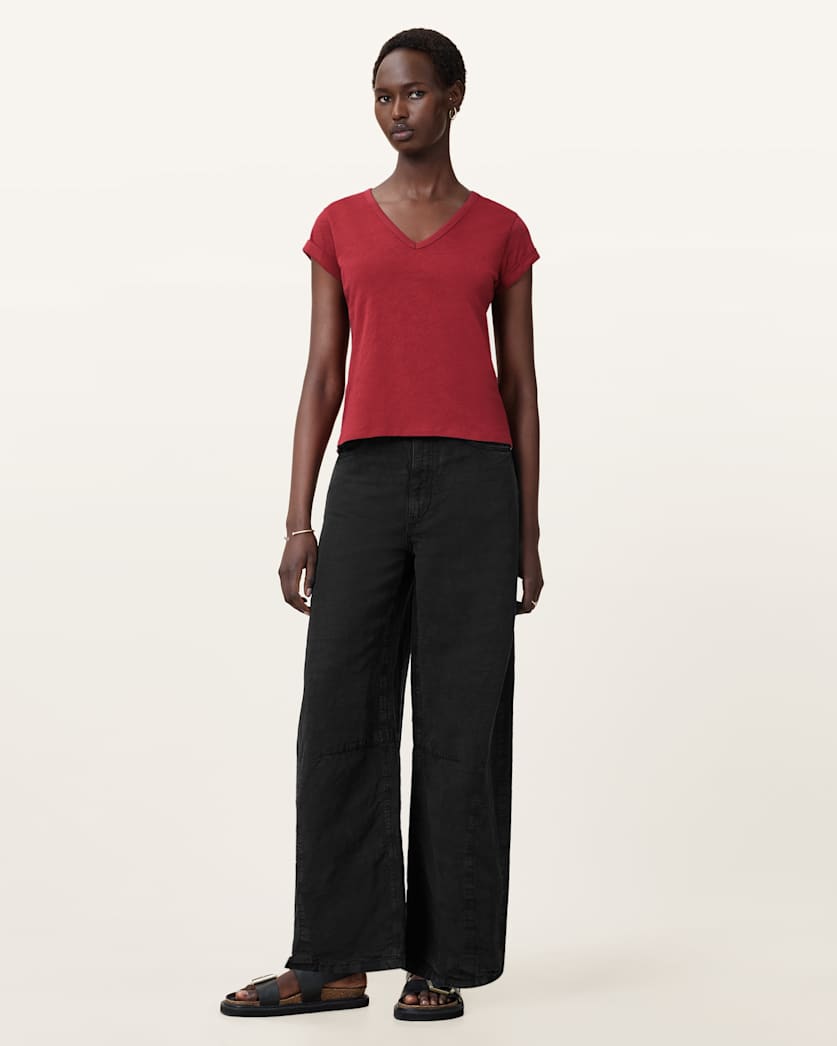 Anna V-Neck Short Sleeve T-Shirt