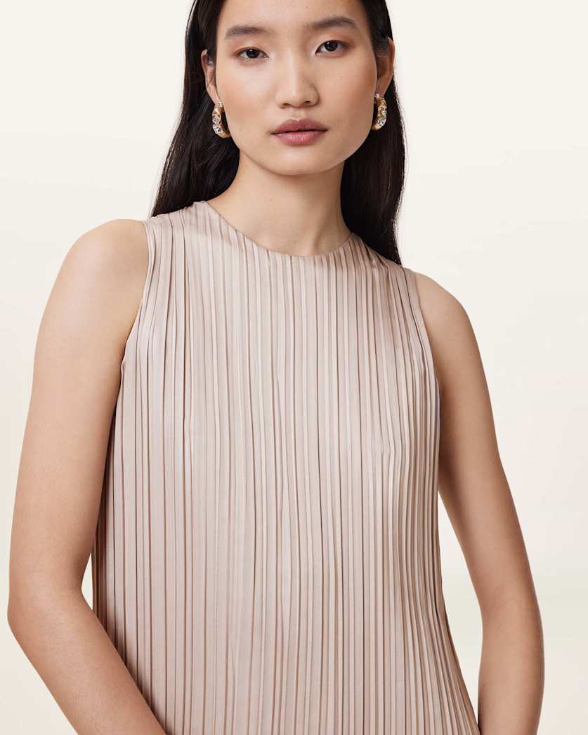 Vittoria 2-In-1 Pleated Midi Dress