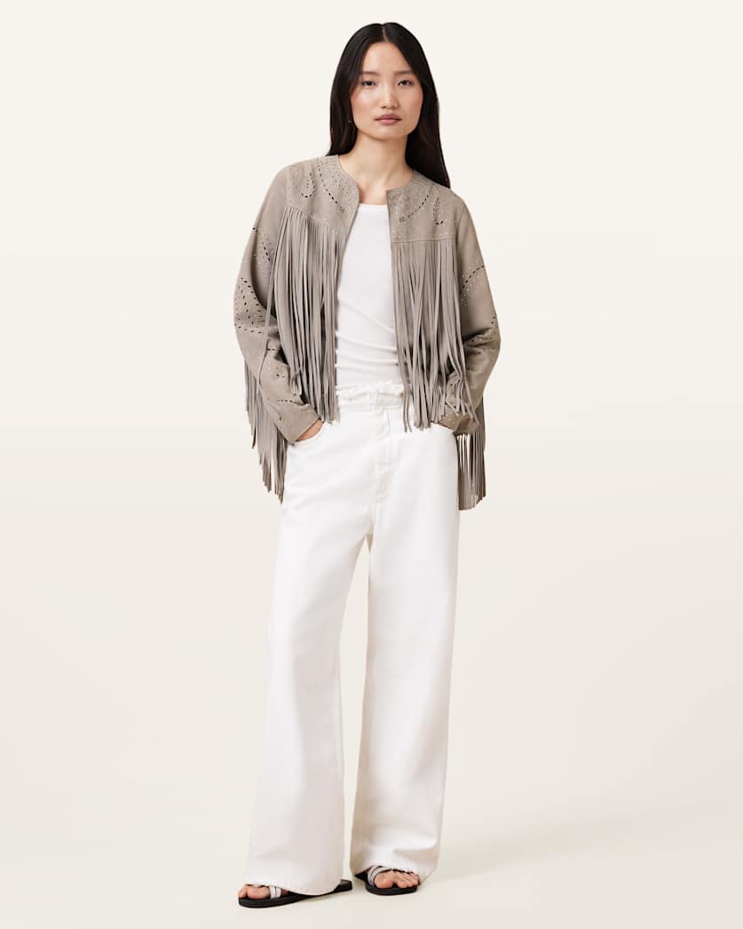 Asta Suede Tassel Jacket