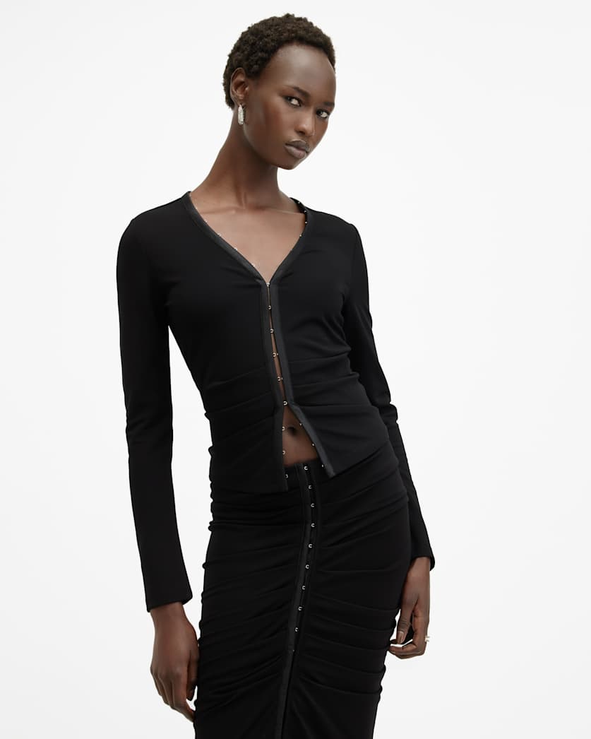 Cadell V-Neck Long Sleeve Top