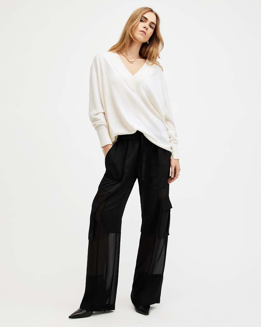 Bern Merino Wool V-Neck Jumper