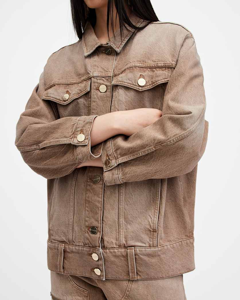 Willow Oversized Denim Trucker Jacket