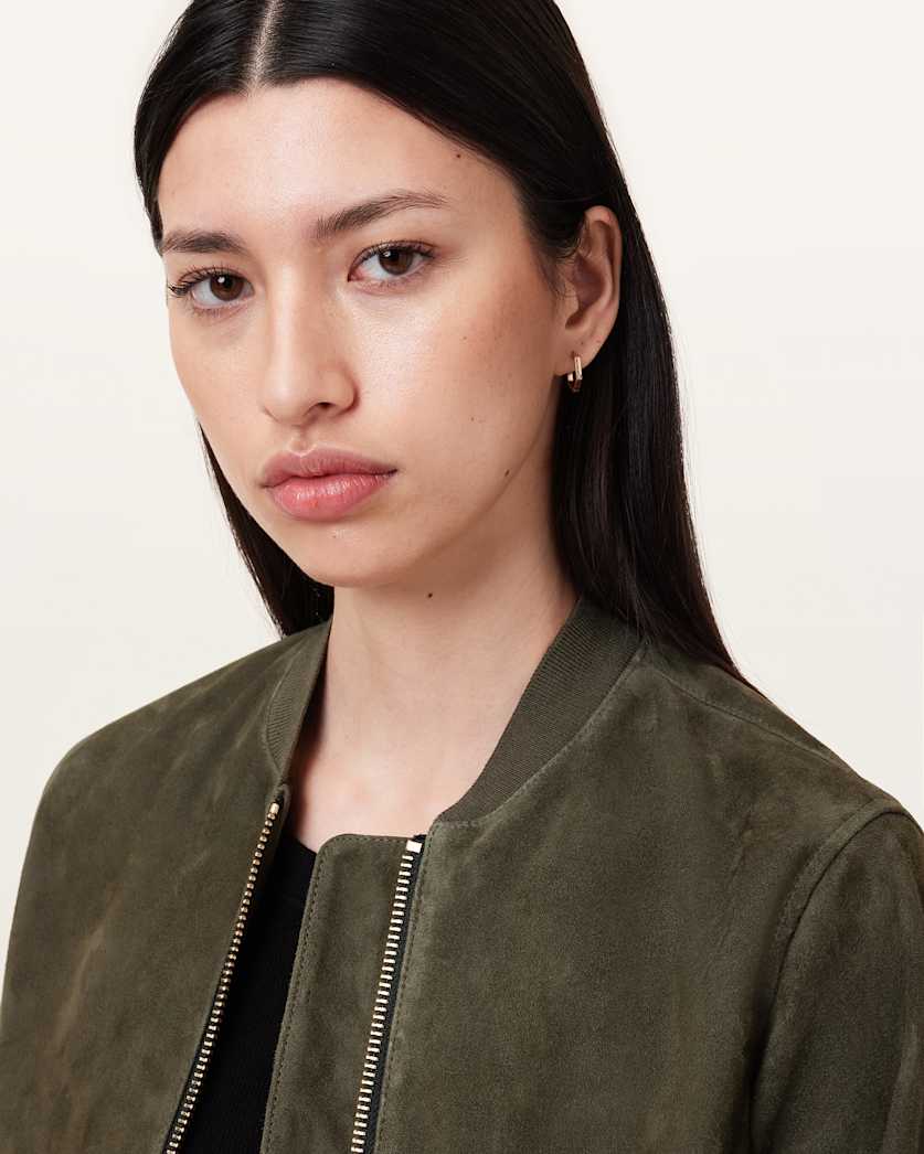 Orten Suede Bomber Jacket