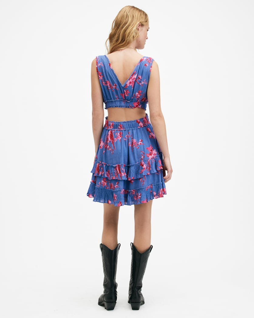 Mikayla Iona Floral Print Mini Dress