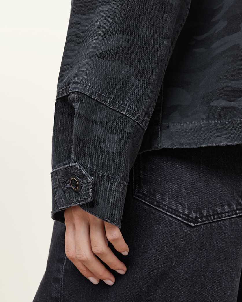 Finch Camouflage Denim Jacket