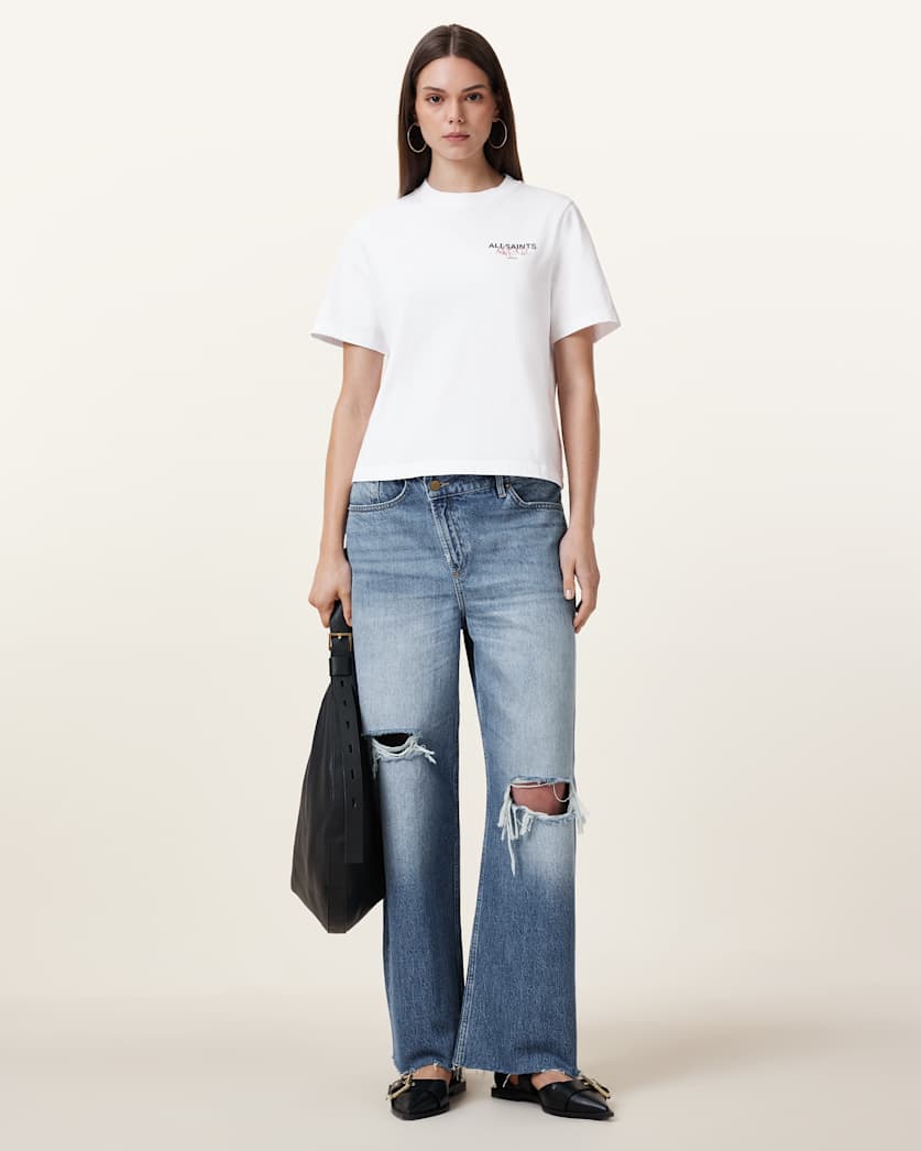 Amore Lisa Boxy Crew Neck T-Shirt