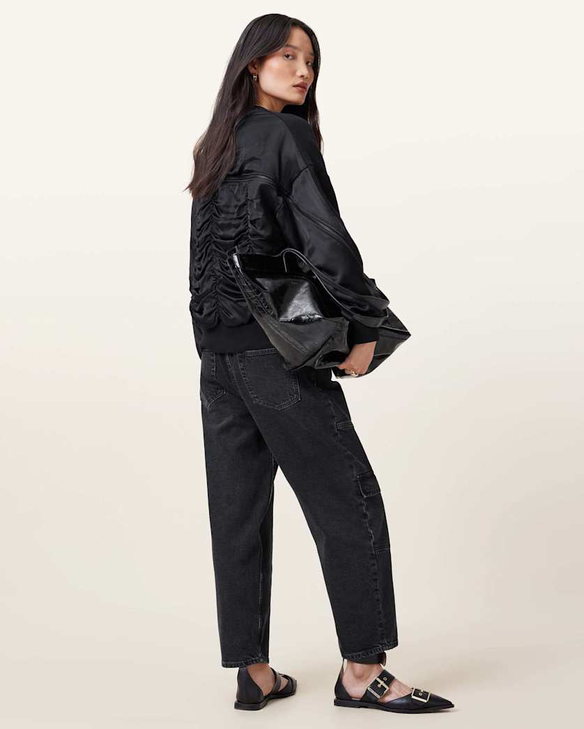 Peggy Zip Sleeve Relaxed Fit Sweatshirt