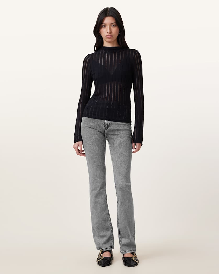 Haldan Slim Bootcut Denim Jeans