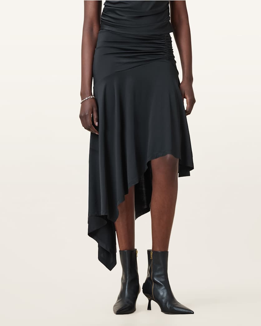 Annalie Jersey Midi Skirt