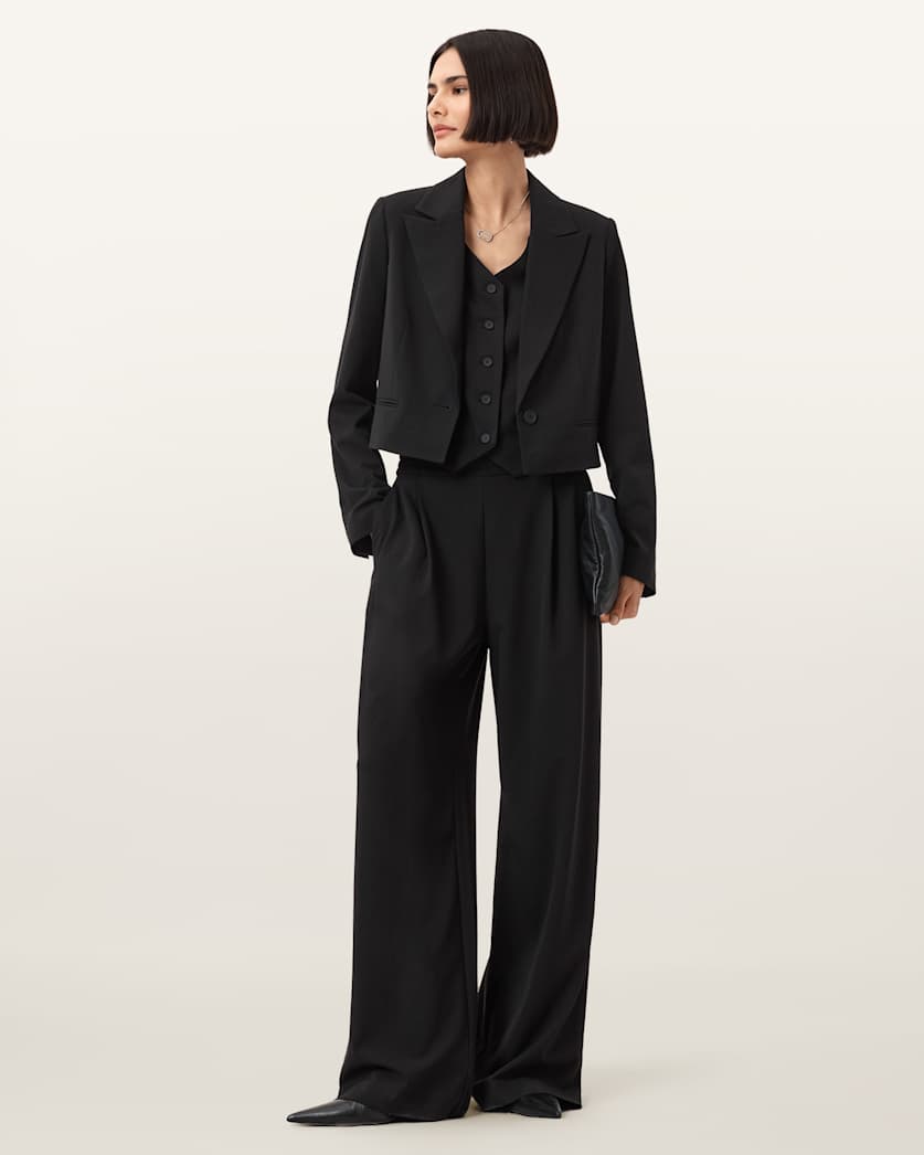 Shores Cropped Relaxed Fit Blazer