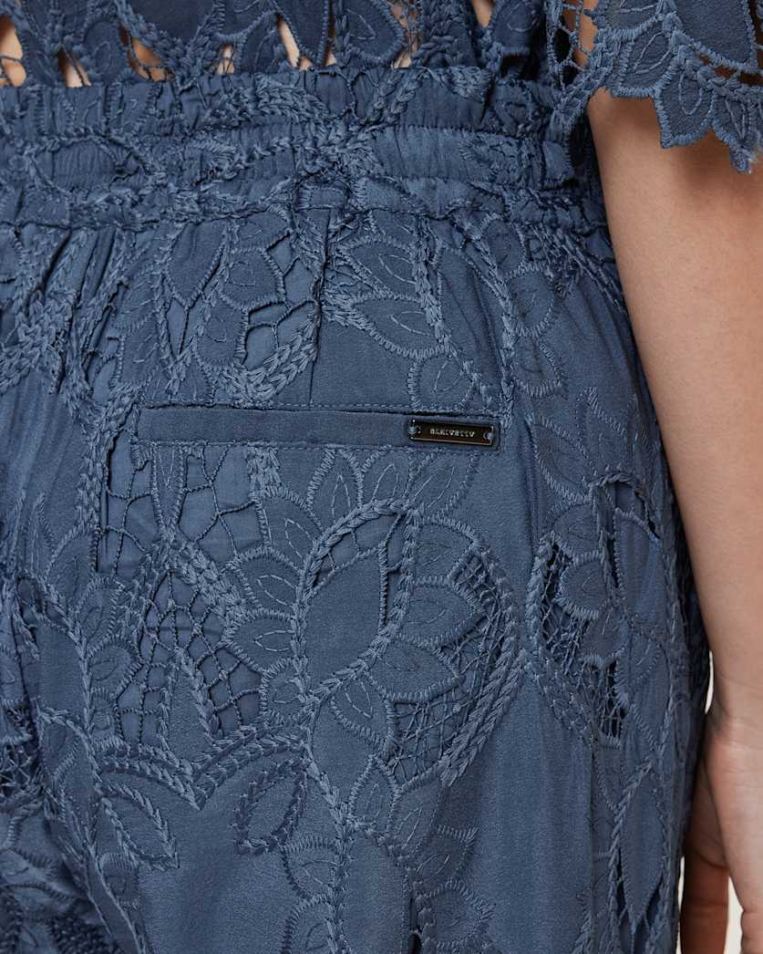 Charli Embroidered Straight Fit Trousers