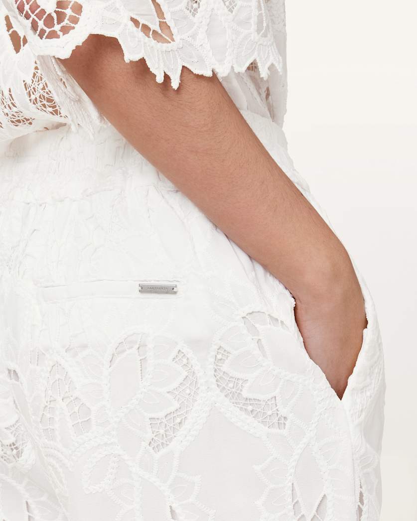 Charli Embroidered Straight Fit Trousers