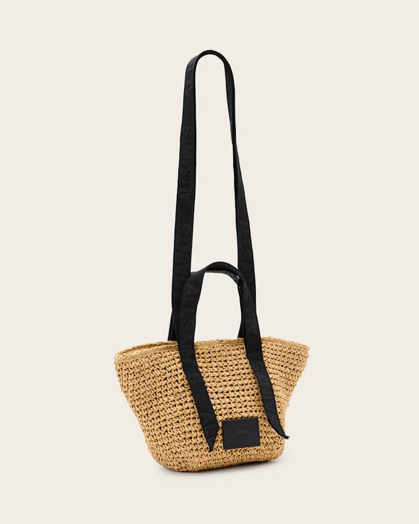 Celayne Mini Straw Tote Bag