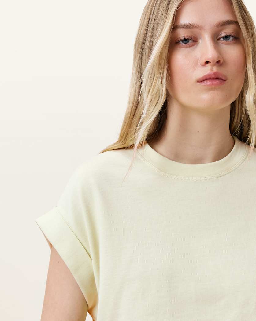 Mira Cropped Drawcord T-Shirt
