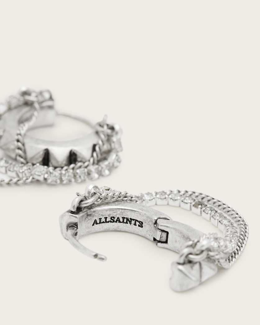 Trudy Small Chain Hoop Earrings