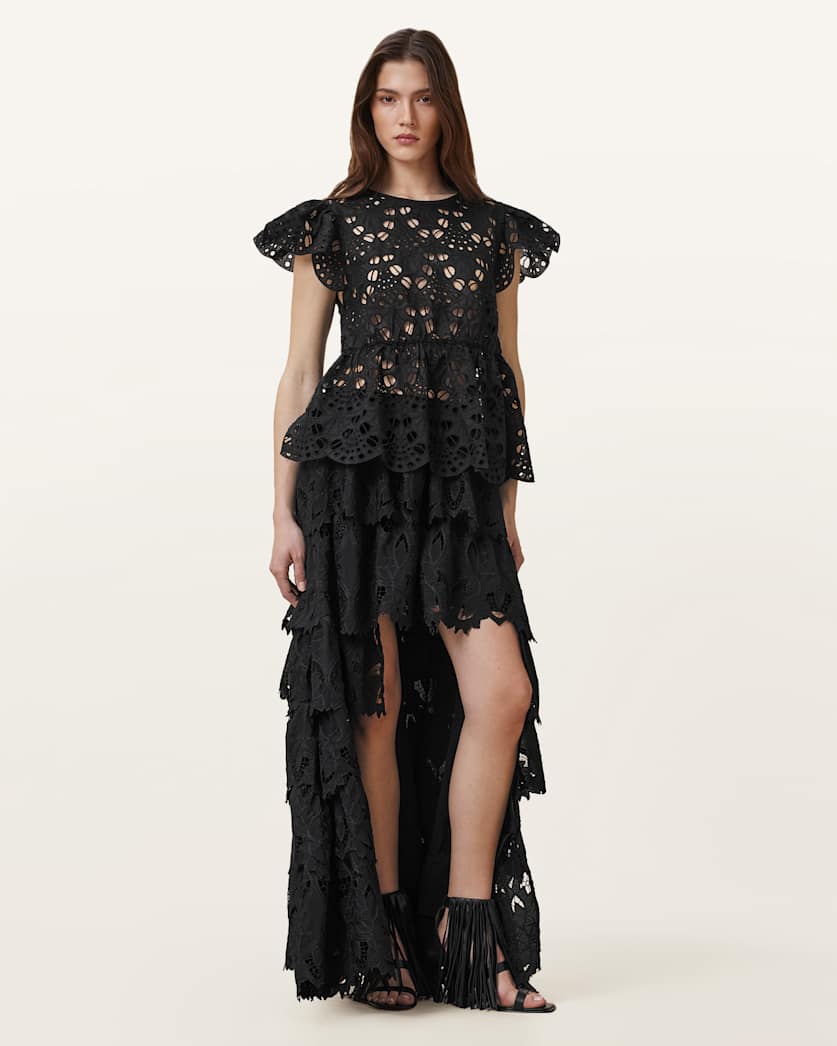 Meadow Embroidered Short Sleeve Top