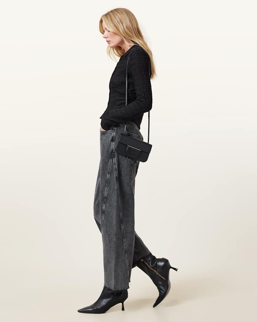 Connie Slim Fit Open Neck Shirt