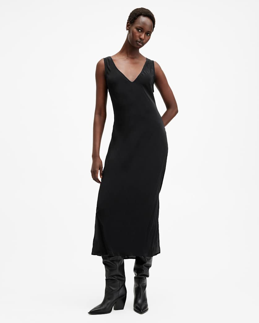 Izabela Embellished Mesh Maxi Dress