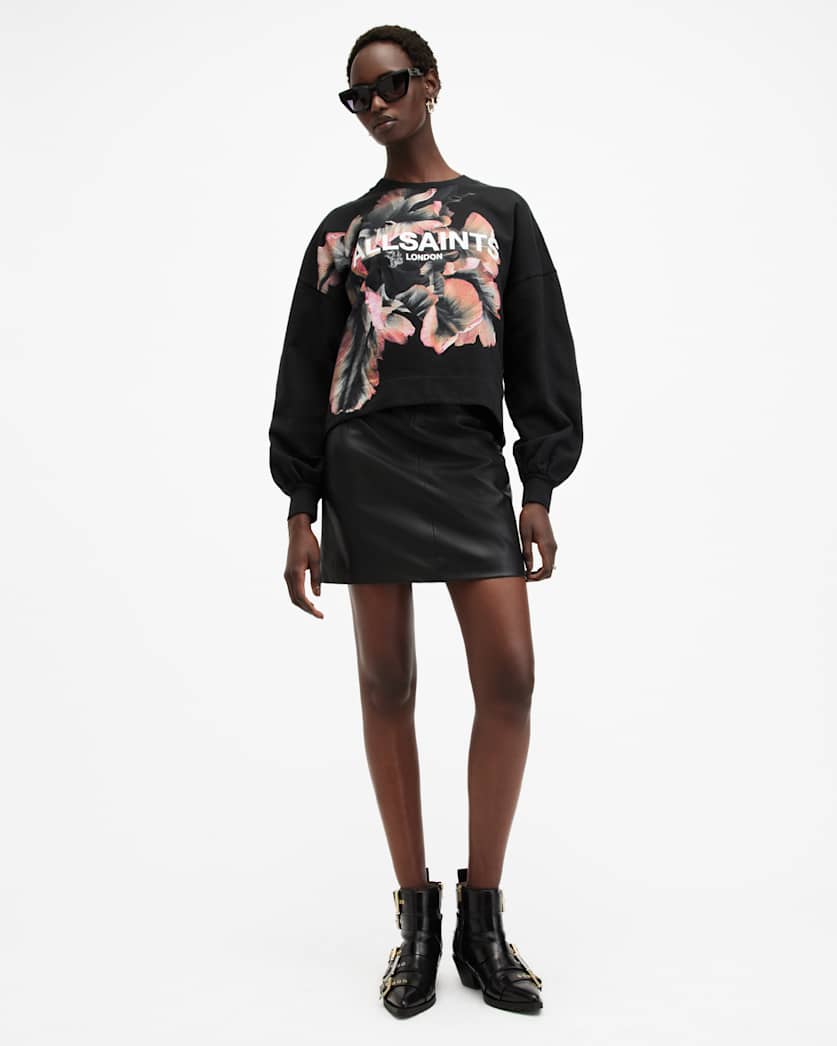 Fleurir Lila Oversized Sweatshirt