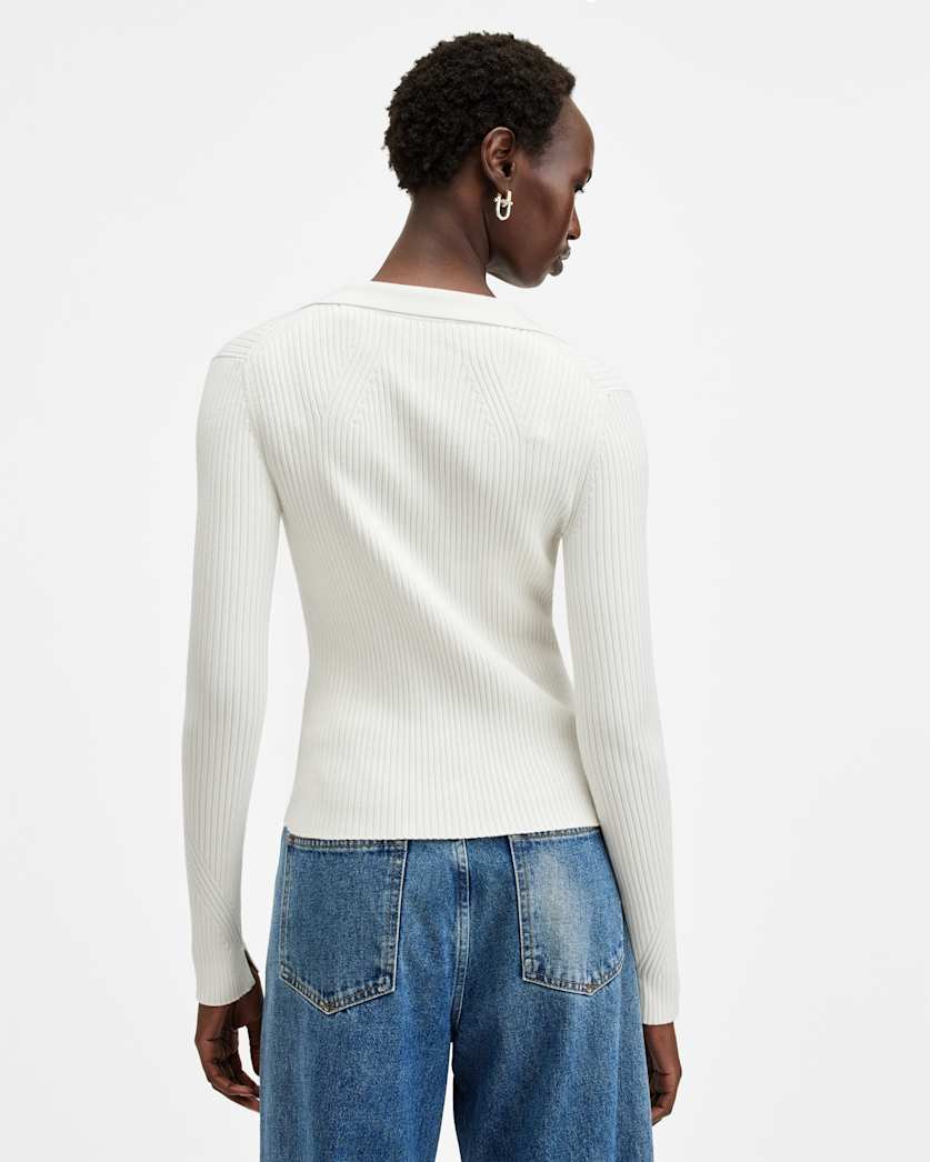 Cruz Ribbed Knitted Cardigan