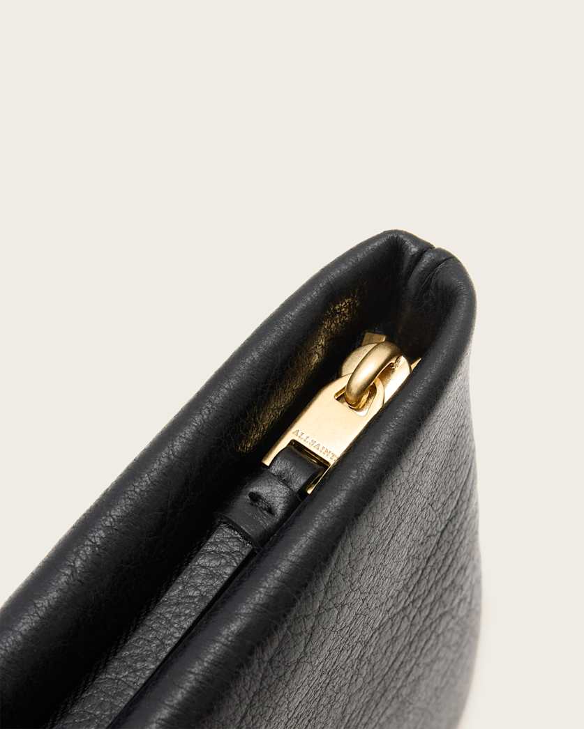 Bettina Leather Clutch Bag