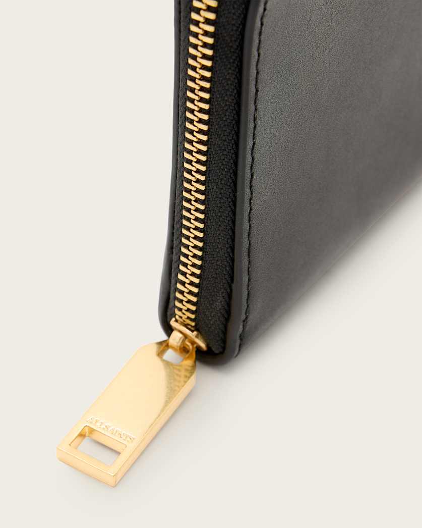 Lena Leather Zip Wallet