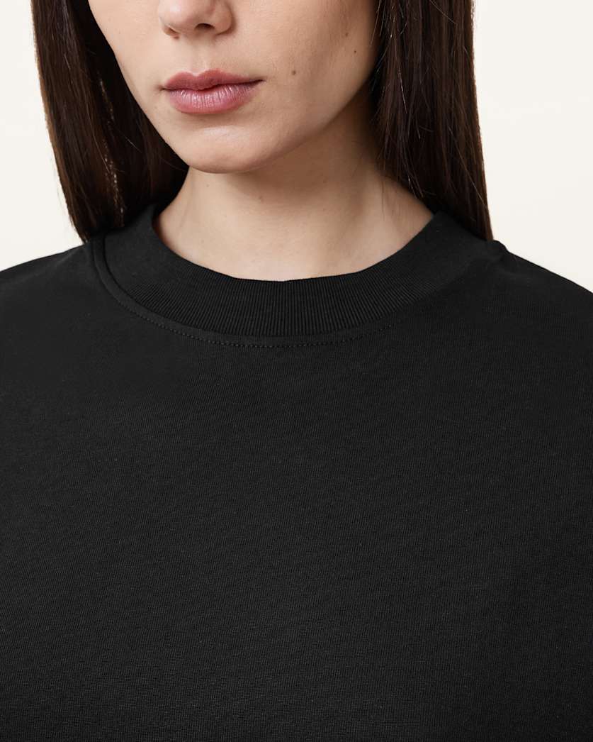 Lottie Crew Neck Cropped T-Shirt