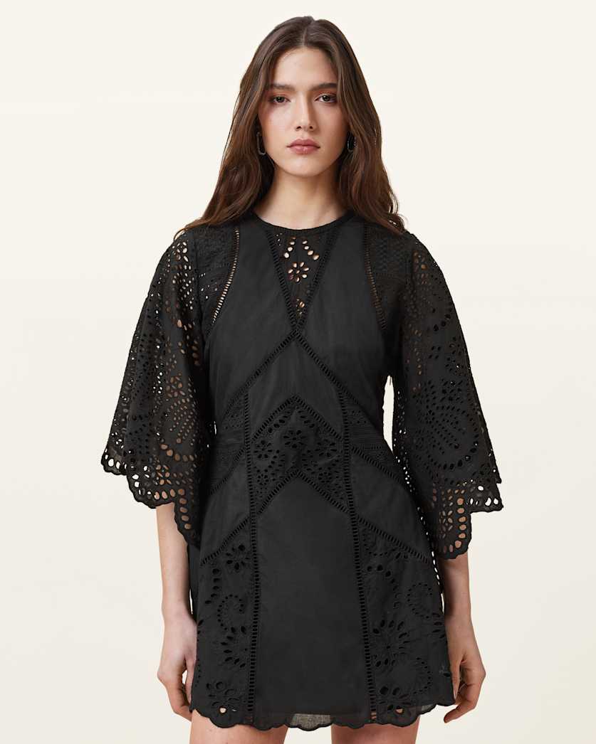 Luci Broderie Mini Dress
