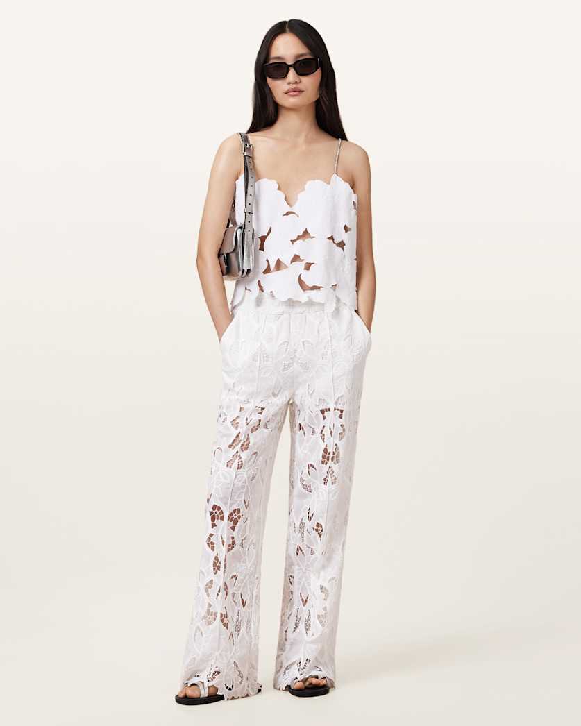 Flora Embroidered Denim Top