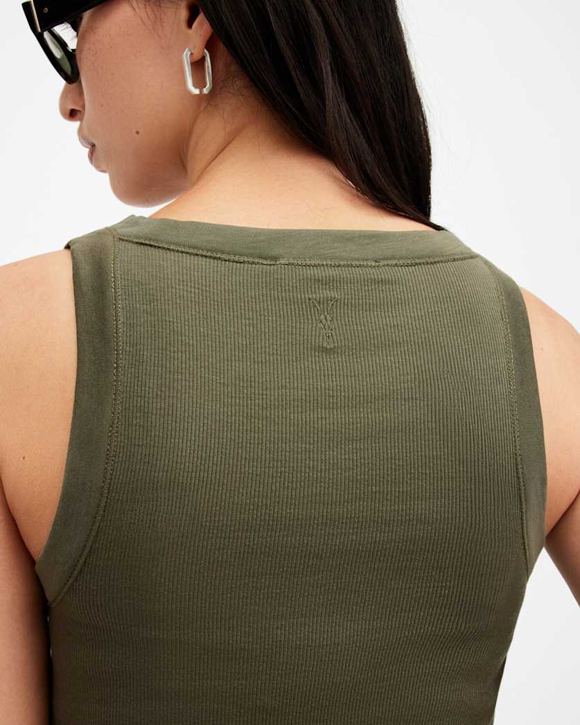 Rina Sleeveless Cropped Tank Top