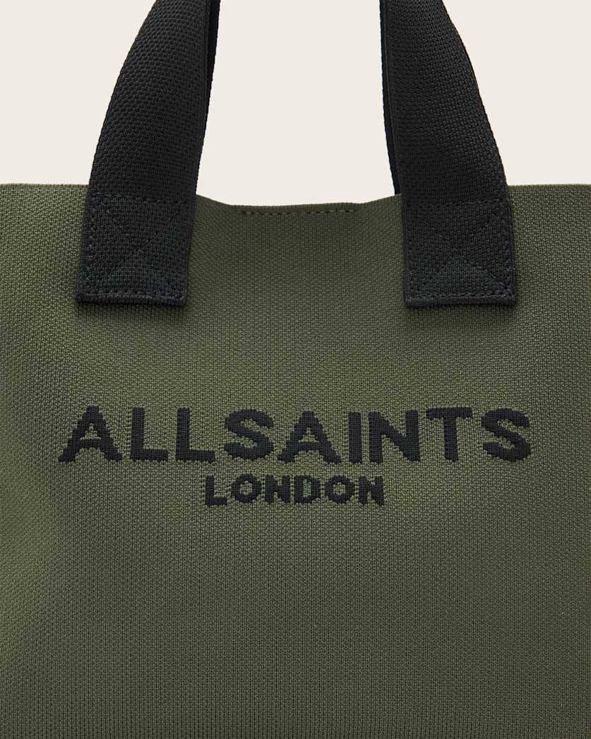 Izzy Logo Print Knitted Mini Tote Bag