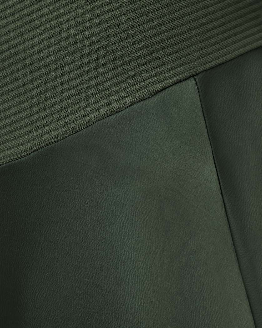 Pia Asymmetric Satin Dress