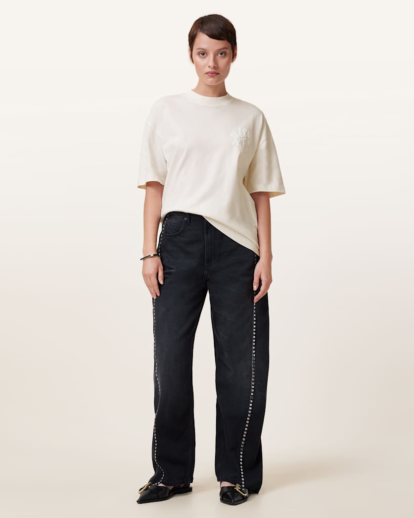 Orlando Logo Print Oversized T-Shirt