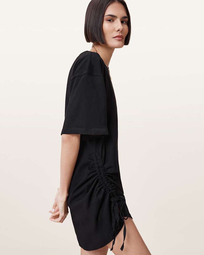 Naenia Drawcord Mini T-Shirt Dress