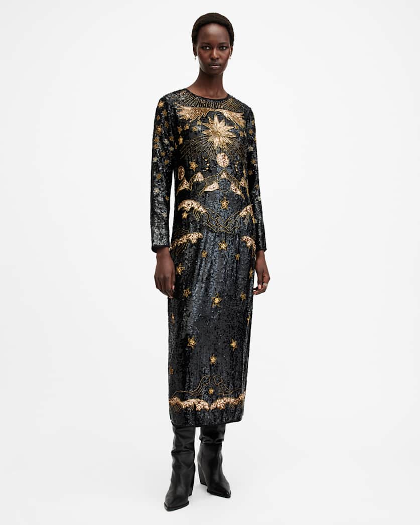 Noushka Embellished Maxi Dress