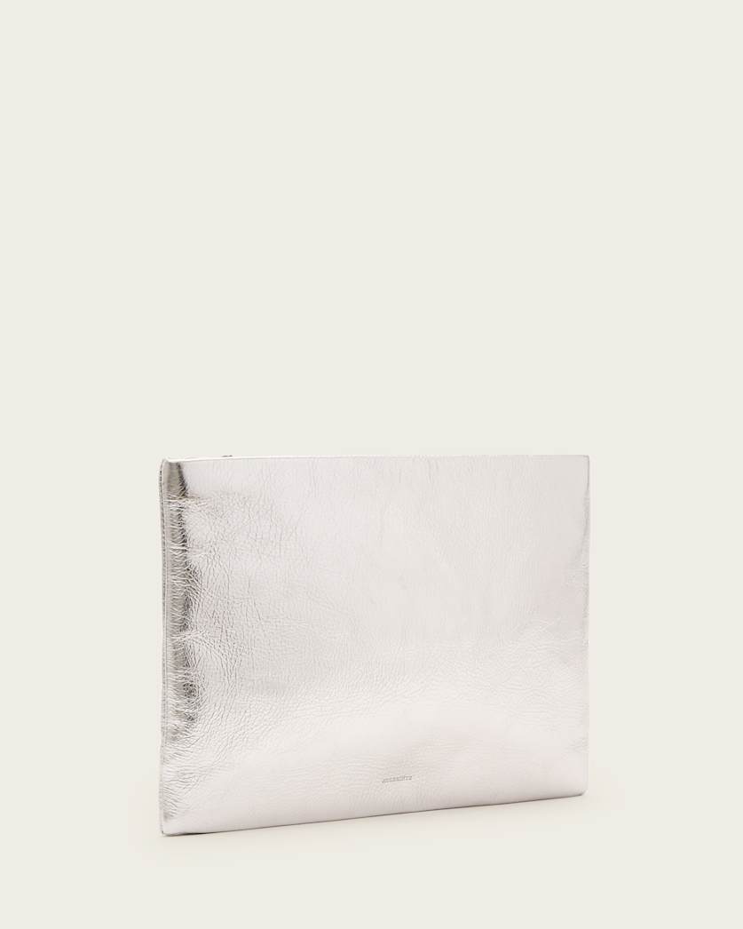Bettina Leather Clutch Bag